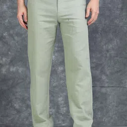 The Roadster Lifestyle Co Men Relaxed Fit Mid Rise Trousers-image-53