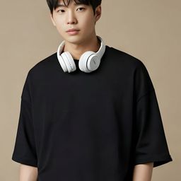 SMAN Men Drop-Shoulder Sleeves Applique T-shirt-image-31