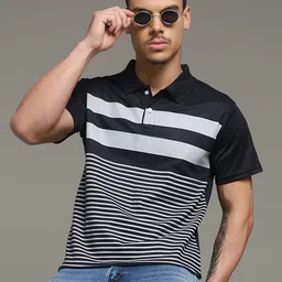 Nins Moda Men Printed Polo Collar T-shirt-picture-17