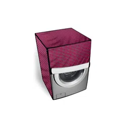 The Furnishing Tree Maroon Plastic Washing Machine Cover-67