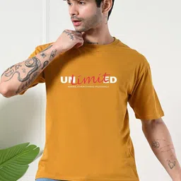 OWL MINK Men Printed Pure Cotton T-shirt-image-47