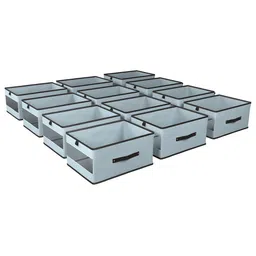 Kuber Industries Grey Set of 6 Regular Multi-Utility Organisers image 1