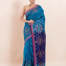 PUKU Ethnic Motifs Heavy Work Saree-image-8