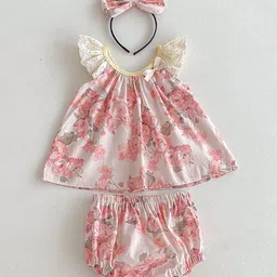 LULU & SKY Girls Printed Top with Shorts-picture-5