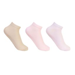 Bonjour Women Pack Of 3 Assorted Ankle-Length Socks-4