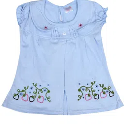 SHAKTI CREATION Girls Solid A-Line Knee Length Dress-65