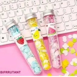 Travel Soft Paper Soap Flower Design Tube Shape Bottle for Camping and Hiking-image-83