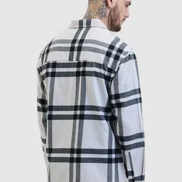 Snitch Men Checked Open Front Jacket image 4