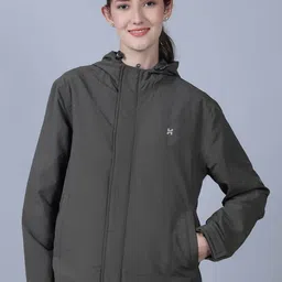 HOUSE OF VEDAS Waterproof Hooded Rain Jacket-image-41