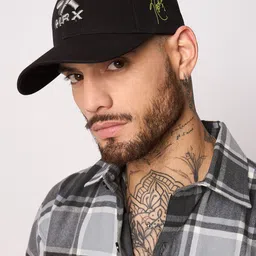 HRX by Hrithik Roshan Men Embroidered Hrithik Roshan Signature Collection Cap-image-10