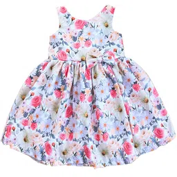 STANWELLS KIDS Floral Print Fit & Flare Dress-image-94