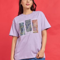 Mast & Harbour Women Printed T-shirt-image-82