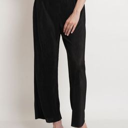 Popwings Women Relaxed Straight Leg Loose Fit High-Rise Trousers-image-32