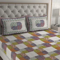 200 TC Cotton Double Animal Flat Bedsheet-image-66