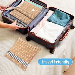 Kuber Industries Brown Set of 3 Regular Drawer Organiser Organisers image 5