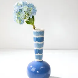 FREEDOM TREE Wobble Bobble Blue Ceramic Flower Vases-image-89