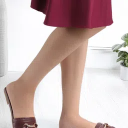 CORSICA Women Open Toe Flats With Buckles Embellishment-picture-31