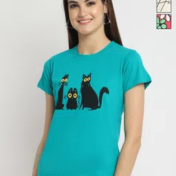 Dreambe Women Typography Printed T-shirt-picture-12