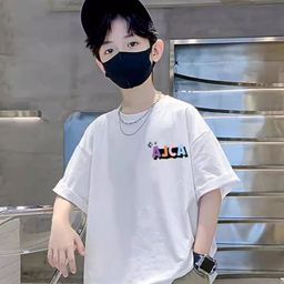 Xsole Boys Graphic Printed Round Neck Cotton Oversized T-shirt-picture-18