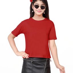 TELESTO Girls Pure Cotton Tshirts-image-87