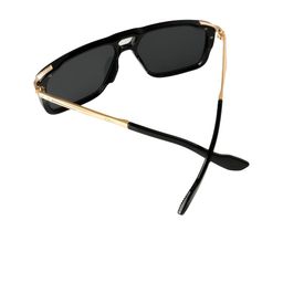 QUE UNIVERSE Men Aviator Sunglasses with Polarised and UV Protected Lens QUE-C1_ML98176_M image 4
