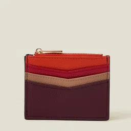 Accessorize Women Colourblocked PU Card Holder-10