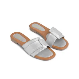 DressBerry Women Open Toe Flats with Buckles-40