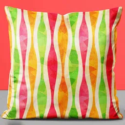 ArtzFolio Multicoloured Set of 2 Square Cushion Covers image 2