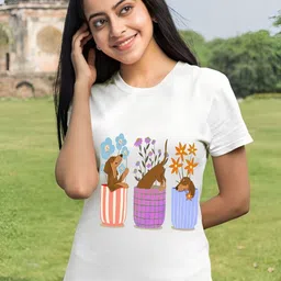 Moda Rapido Women Printed Regular T-shirt-picture-22
