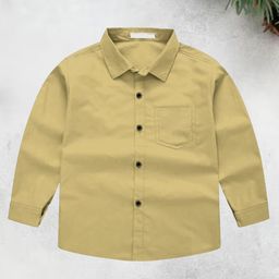 FASHION GRAB Boys Classic Fit Solid Spread Collar Cotton Casual Shirt-image-81