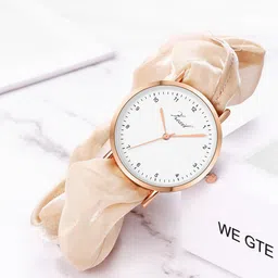 Krelin Women Printed Dial & Bracelet Style Straps Analogue Automatic Watch Watch-D1-CREAM-image-68