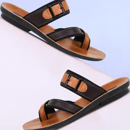 PU-PINE Men White Flip Flops Sandals-picture-8