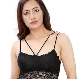 ComfyStyle Floral Bralette Bra Full Coverage Underwired Lightly Padded-35