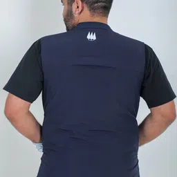 Clawear Men Solid Open Front Jacket image 3