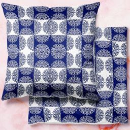 ArtzFolio Multicoloured Set of 2 Square Cushion Covers-picture-8