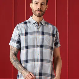 VALEN CLUB Men Tartan Checks Checked Casual Shirt-picture-11