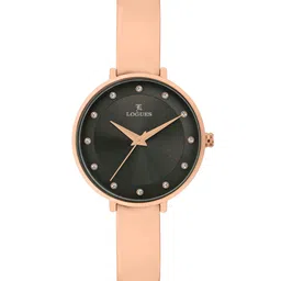 L LOGUES Women Brass Dial & Bracelet Style Straps Analogue Watch L 6179 WM-27-image-3