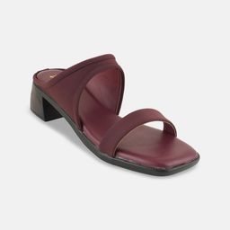 The Roadster Lifestyle Co Women Square Toe Block Heels Sandals-42
