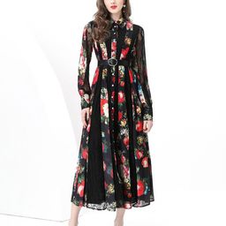 JC Collection Women Floral Print Fit & Flare Maxi Dress-image-49