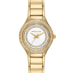 Michael Kors Women sylvia Embellished Dial & Stainless Steel Straps Analogue Watch MK4941-picture-16