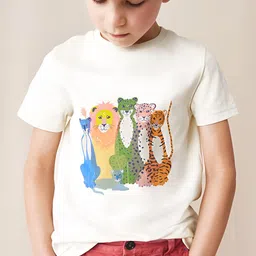LULU & SKY Boys Printed V-Neck Applique T-shirt-picture-38