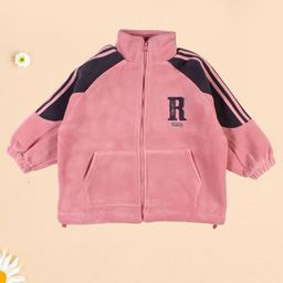 CUTECUMBER Girls Colourblocked Tailored Jacket-image-56