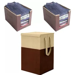prettykrafts Unisex Brown Organisers-29