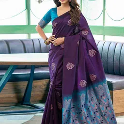 AMRUTKALA SAREES Woven Design Designer Banarasi Saree-picture-50