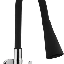 cossimo - SmartBuy Fusion Flexible Sink - Flxo Play With 360 Degree Flexible Black Silicon Swivel Spout & Dual Flow Pattern For Hot OR Cold Water With Wall Flange Pillar Tap Faucet-picture-8
