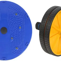 Fitness Combo of Tummy Twister and Abs Roller Fitness Accessory Kit Kit-23