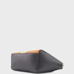 Caprese Structured Satchel with Applique image 4