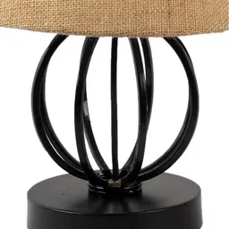 Devansh Beige Jute Table Lamp with Iron Base image 4