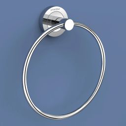 Compact Stainless Steel Towel Hanger for Bathroom/Towel Holder/Napkin Holder Silver Towel Holder-image-54