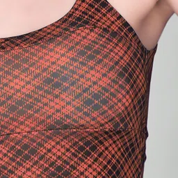 Spiaty Checked Full Coverage Removable Padding Everyday Bra With All Day Comfort image 2